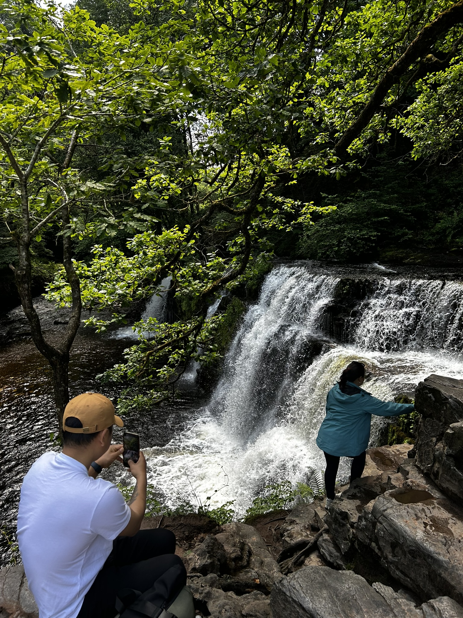 One of the waterfalls along the route